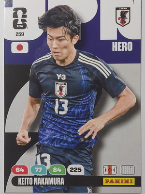 Κάρτα Adrenalyn FIFA World Cup 2026 No.259 Keito Nakamura καινούργια