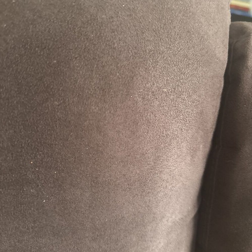 Marmaridis corner sofa with sueded fabric, double bed & storage