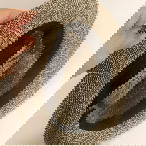 Καπέλο διάτρητο δροσερό γκρί 56 εκ, σαν καινούργιο, αχρησιμοποίητο