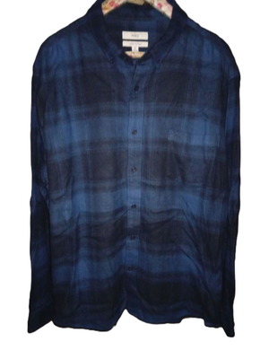 Marks & Spencer men's shirt blue black XXL like new