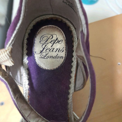 Pepe Jeans platform shoes used, slightly worn, size 37