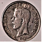  ΞΕΝΟ ΛΟΤ 78/ 2X 1 Krona 1916 & 1930 Sweden - Gustaf V.
