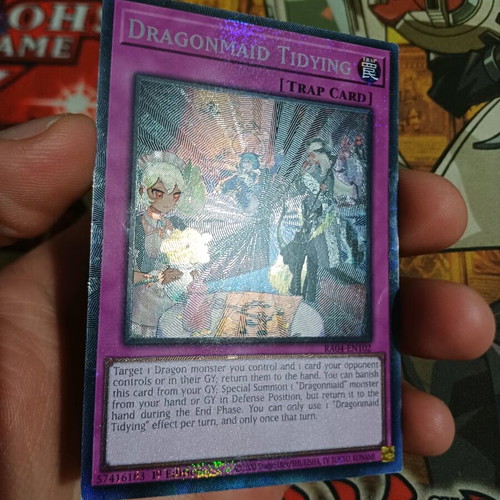 Dragonmaid Tidying Collector's Rare card new