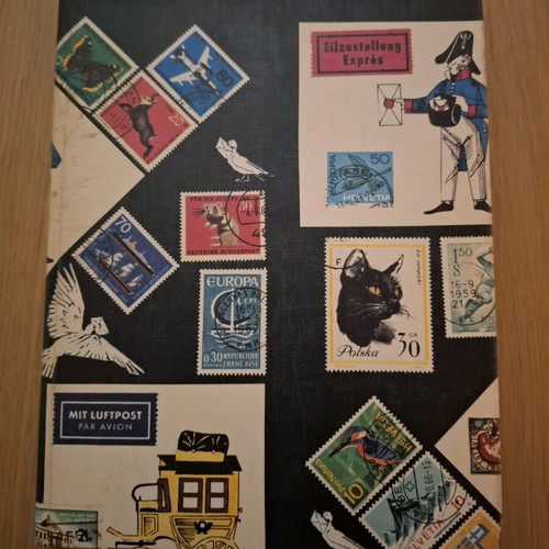Stamp collection used from Germany