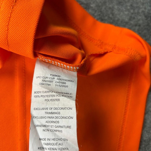Dickies men's short sleeve T-shirt 2XL orange pocket streetwear