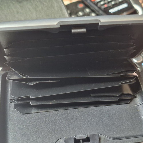 Plastic card holder like new