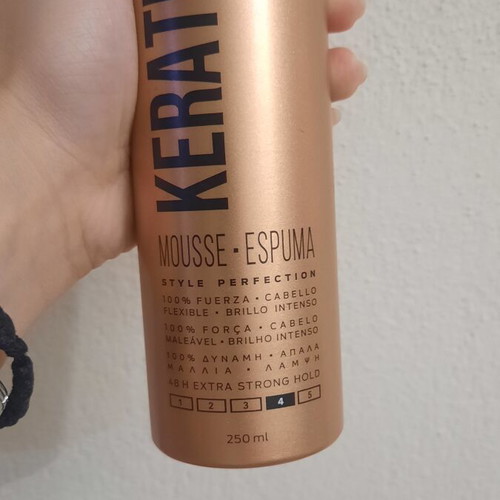 Syoss Keratin Hair Volume Mousse used