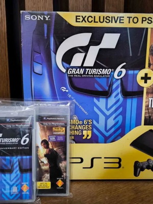 PlayStation 3 Super Slim 500GB collector's bundle with GT6 and The Last of Us like new