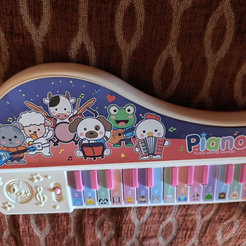 Children's piano with music and animal sounds like new
