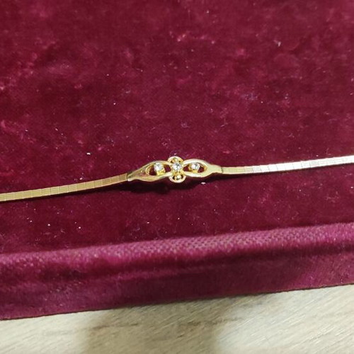 Gold bracelet 585 new, 6.8g, length 18cm