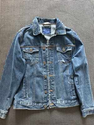 Zara denim jacket, blue, size L
