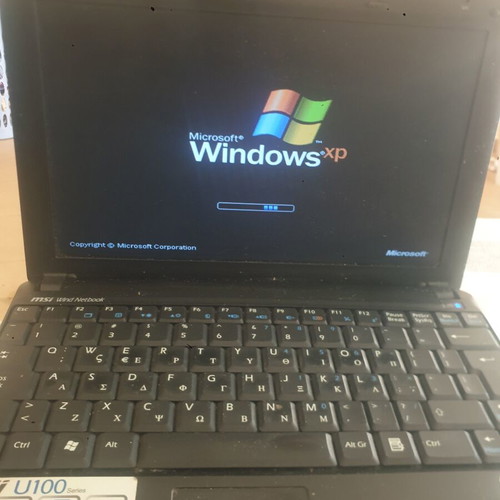 MSI laptop up to 13 inch, Windows XP system