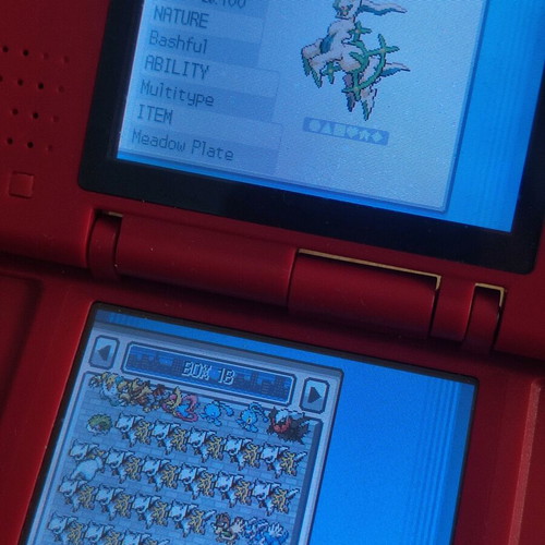 Pokemon SoulSilver original game cartridge used, fully completed save