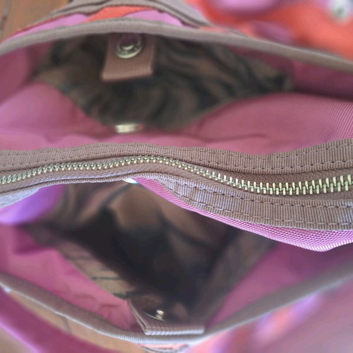 Vintage George Gina and Lucy shoulder bag new, pink and orange