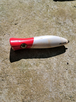 Fake popper fish like new for fishing