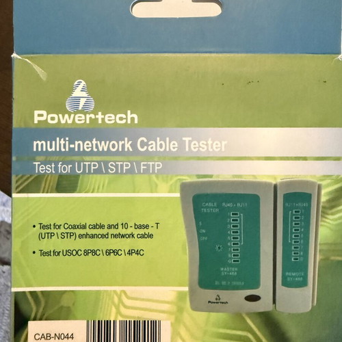 Networking and cable control items new, cable tester, Bluetooth nano USB adaptor, USB hub