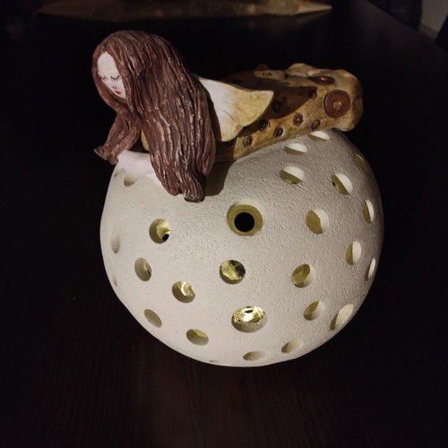 Table ceramic lamp new, decorative