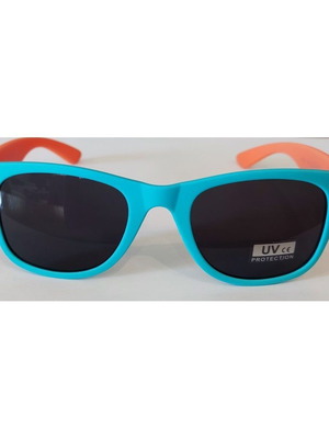 Giό Vision Eyeweare Kids Sunglasses new, Wayfarer style, blue orange