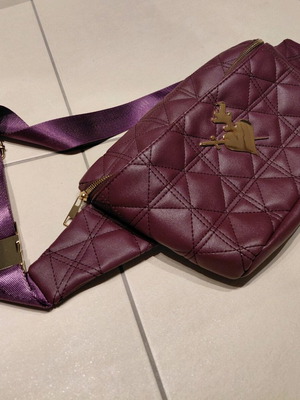 SugarFree women's crossbody waist bag new, damask color