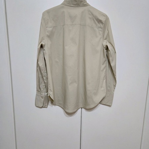 H&M shirt new, poplin, beige, size medium