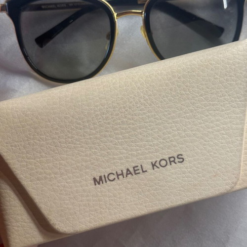 Michael Kors sunglasses like new, butterfly style, black and gold