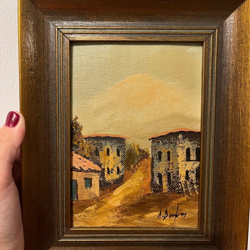 Painting used by Dimas with frame 20x25