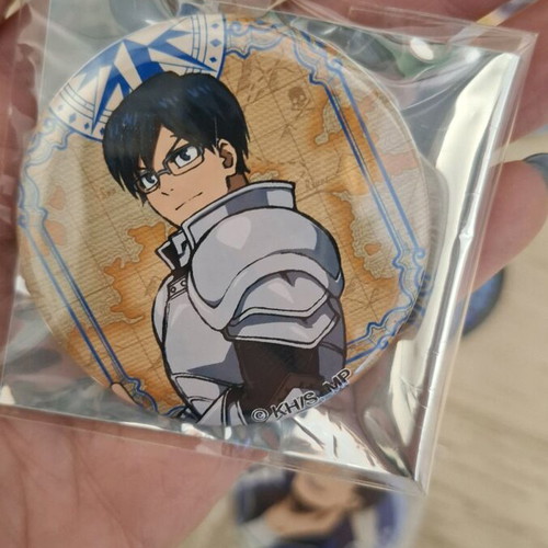 Can badges My Hero Academia Tenya Iida καινούργια, μπλε