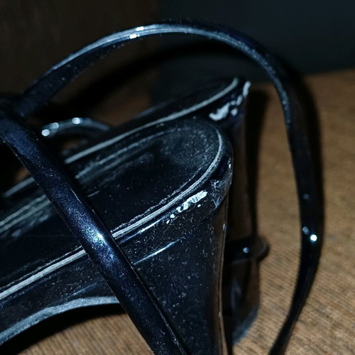 Black women's pumps used, size 39