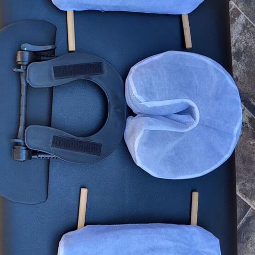 FoxHunter 2 Section Wood Portable Massage Bed