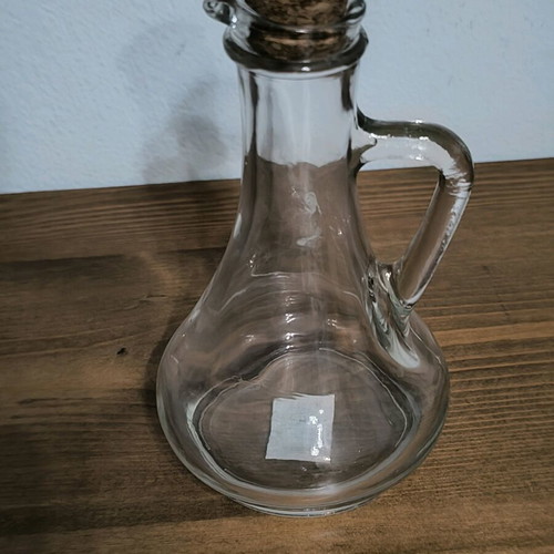Glass small raki bottle like new