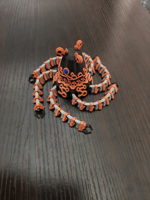 3D Printed Legend of Zelda Guardian new, articulated