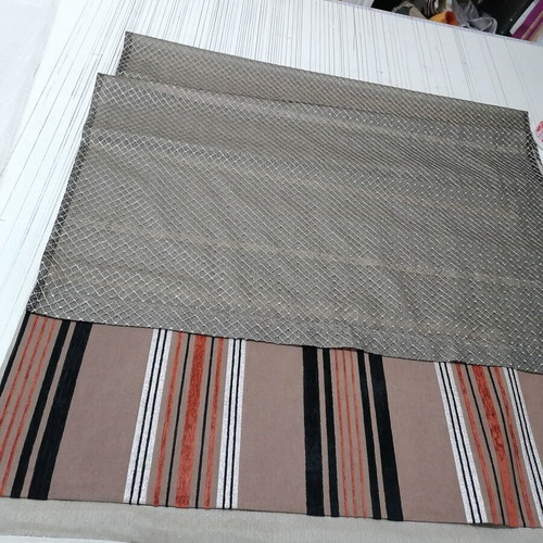Roman fabric curtain new, display quality
