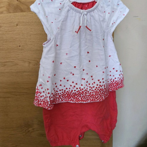 Mothercare baby romper for girl 6-9 months like new