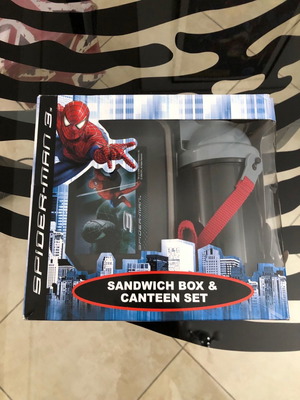 Spider-Man 3 Sandwich Box And Canteen Set New Marvel
