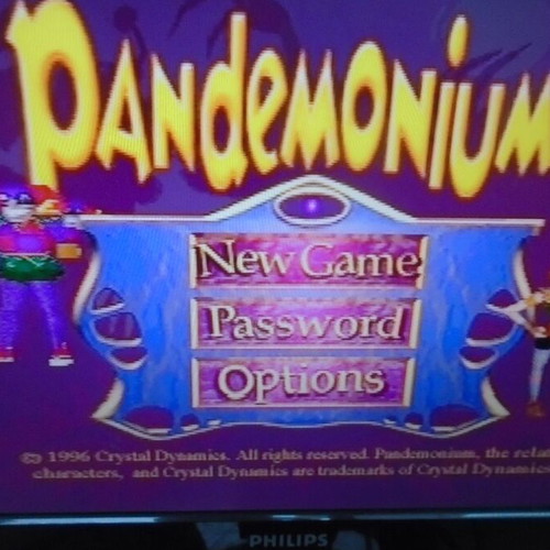 Sony PlayStation ONE SCPH-102 PAL like new with Pandemonium Platinum game