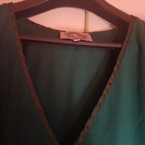 VS blouse used, green, size XL