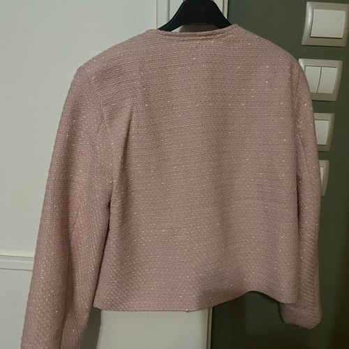 Eoz pastel tweed jacket Sinsay like new, pink