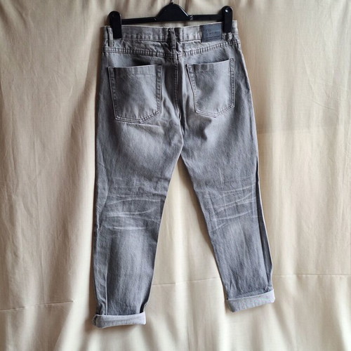 One Teaspoon W27 Awesome Baggies Grey Distressed Jeans like new, S/M