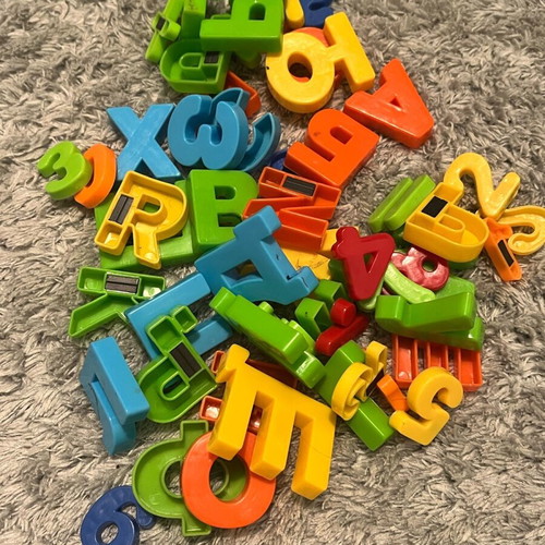 Russian letters magnets like new, letters and numbers