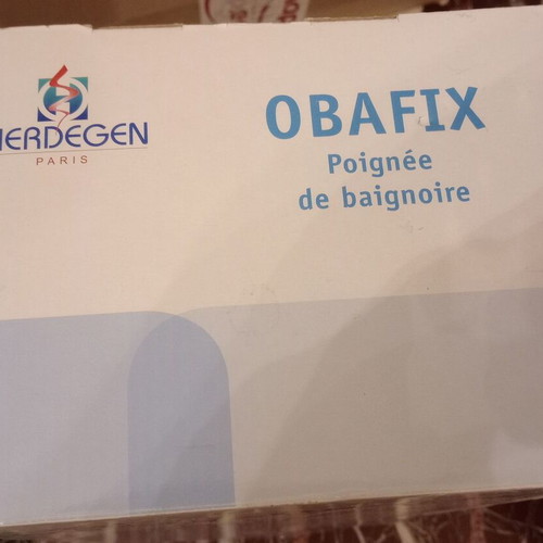 Herdegen Obafix white bath handle for disabled new