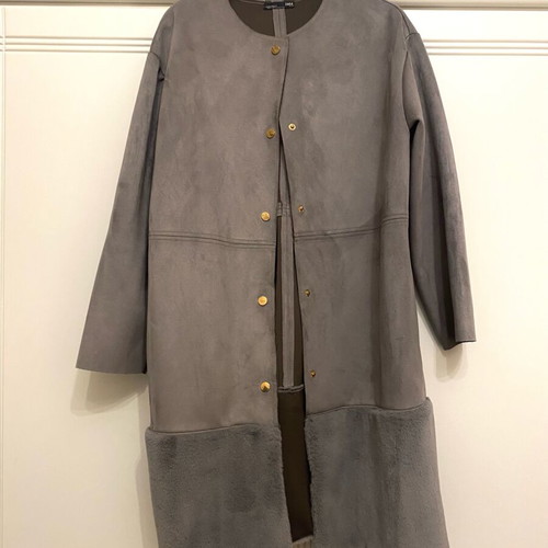 Zara gray coat size S like new