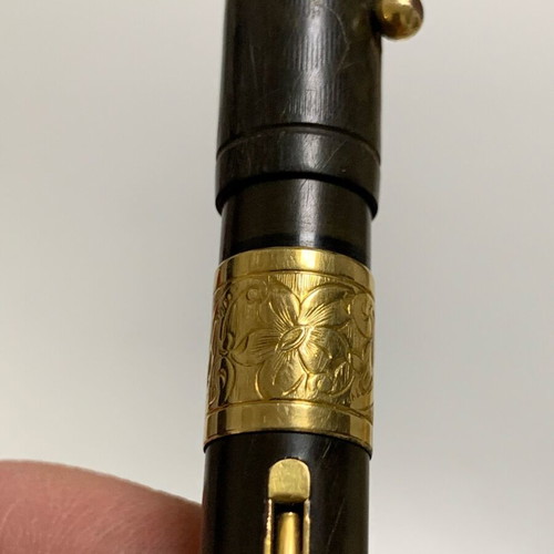 Waterman 52 1/2 V fountain pen used with gold #2 nib, rare