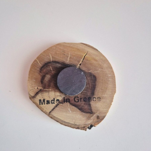 Wooden Monemvasia fridge magnet new
