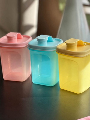 Tupperware Slim Line Mini Pitchers 350ml, pack of 3, new