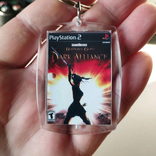 Baldur's Gate Dark Alliance PS2 keychain