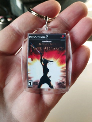 Baldur's Gate Dark Alliance PS2 keychain