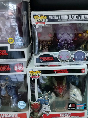 Dungeons & Dragons Funko Pop pack like new