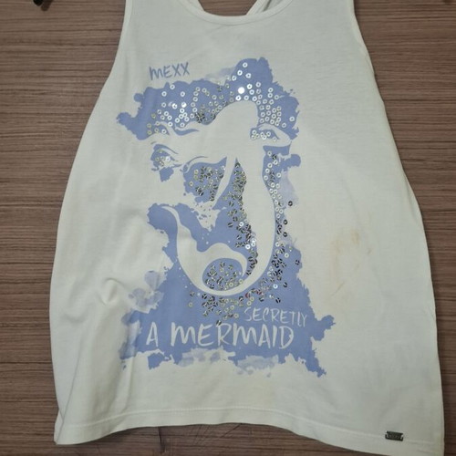 Mexx sleeveless girls' top used with sequin mermaid design