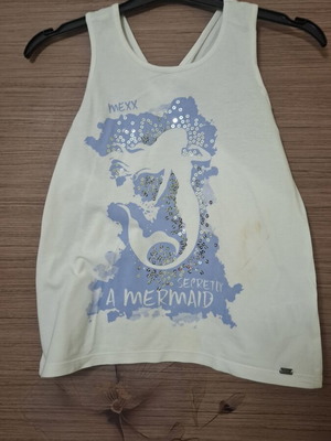 Mexx sleeveless girls' top used with sequin mermaid design
