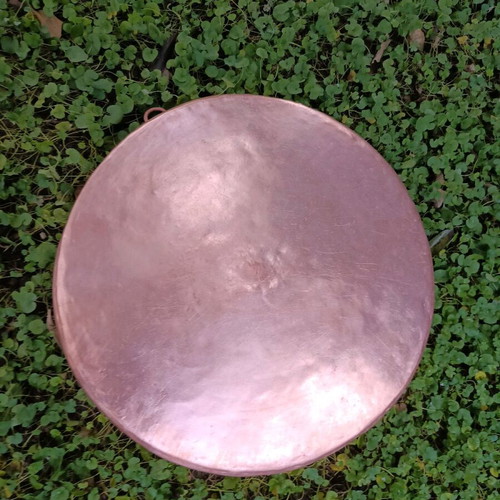 Copper Heavy Handcrafted Hammered Tray like new, Epirus